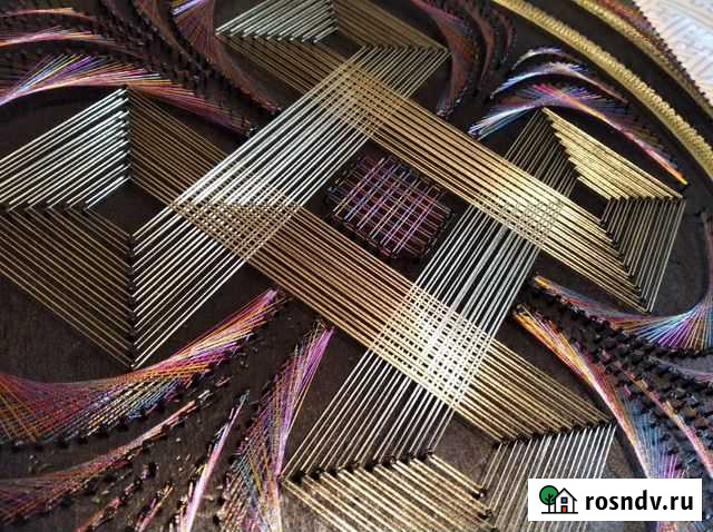 Стринг Арт. Картина нитками Челябинск - изображение 1