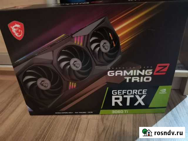 Видеокарта RTX 3060ti gaming z trio Кострома - изображение 1