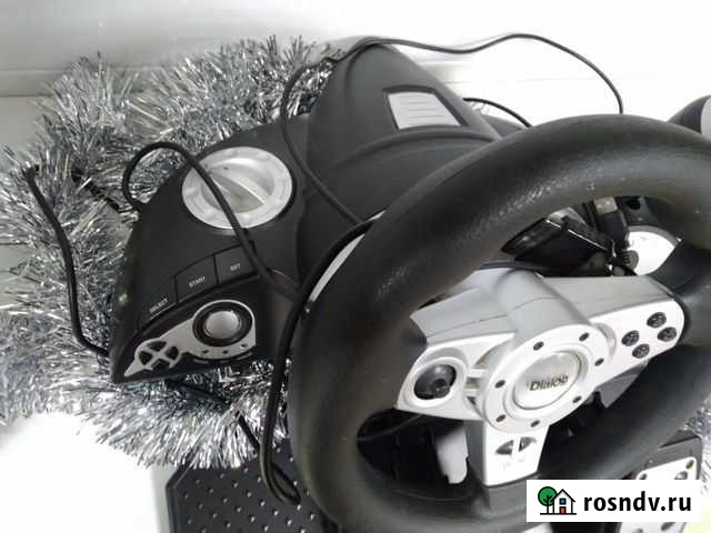 Игровой руль с педалями для пк Хабаровск - изображение 1