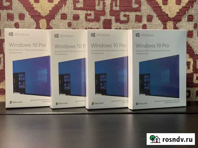 Microsoft Windows 10 PRO 64/32bit BOX запечатанная Екатеринбург - изображение 1