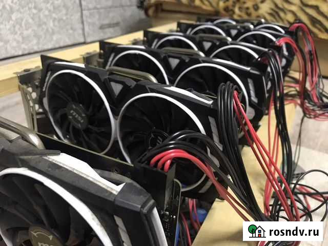Майнинг ферма. Риг. Б/У. MSI GTX 1060 6gb Вологда - изображение 1
