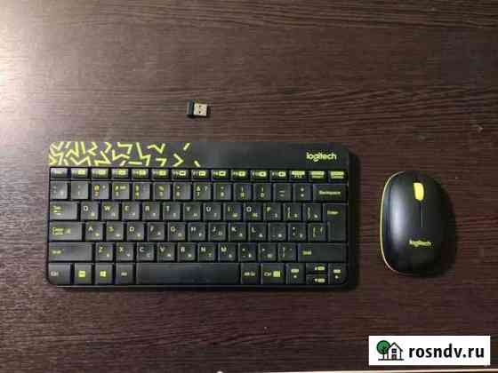 Беспроводная клавиатура и мышь logitech Ореанда