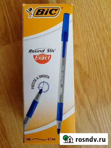 Набор шариковых ручек BIC Round Stic Exact Белогорск - изображение 1