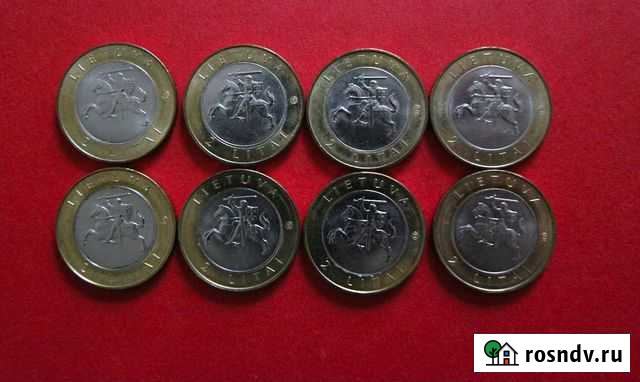 Литва 2012-13 Курорты 8 монет Сыктывкар - изображение 1