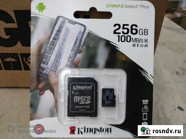 Memory card micro SD Kingston 256GB V30 Москва - изображение 1