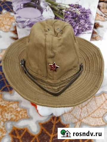 Шляпа солдатская советских времен со звездой Петрозаводск - изображение 1