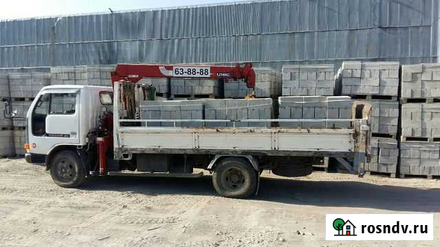 Грузовик с краном, борт 3т, кран 2т +аппарель Хабаровск - изображение 1