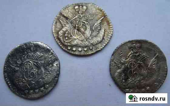 5 копеек 1757- 1758 г.-облачные Губкин