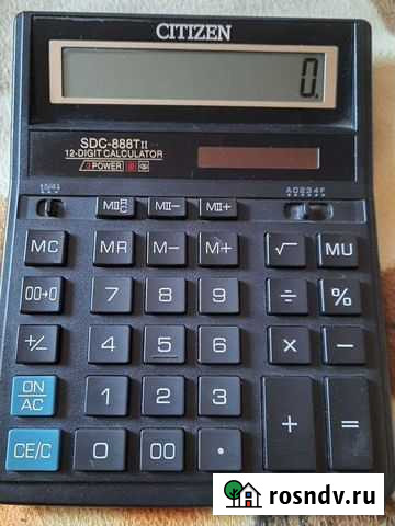 Калькулятор Citizen SDC-888TII Кузнецк - изображение 1