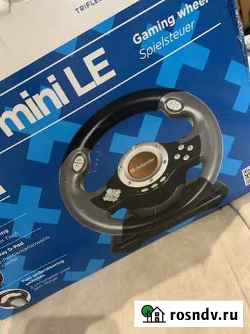 Игровой руль с педалями Омск - изображение 1