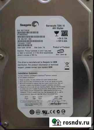 Жесткий диск HDD Seagate Barracuda 400GB SATA Пермь