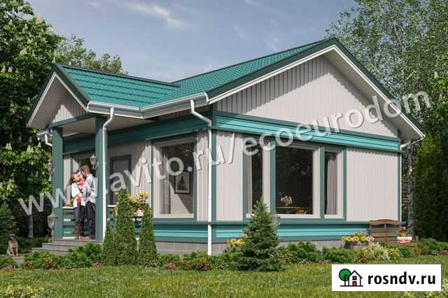 Домокомплект из сип панелей 52,7 кв.м Почеп - изображение 1