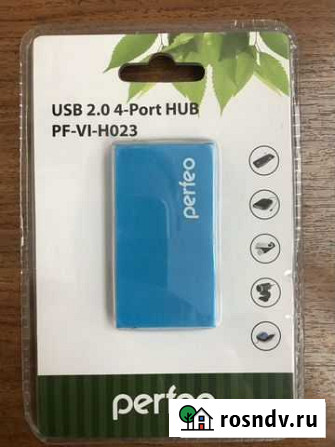 4-х портовый USB концентратор с кабелем Ульяновск - изображение 1