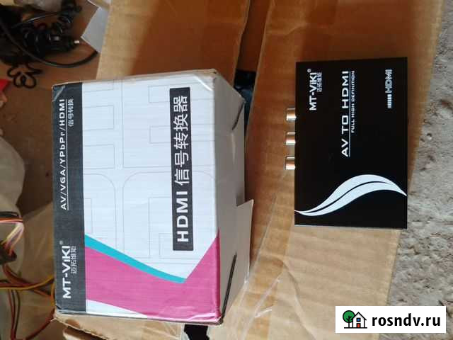 Ввидео конвертор MT-viki AV to hdmi MT-AH312 Краснодар - изображение 1