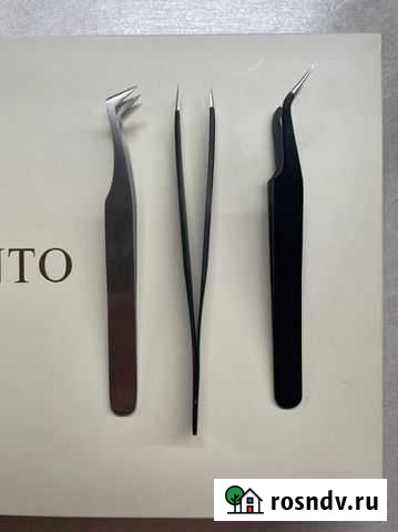 Пинцет для наращивания ресниц Псков - изображение 1