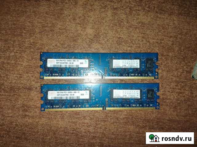 Оперативная память ddr2 4Gb 800MHz (2x2Gb) Благовещенск - изображение 1