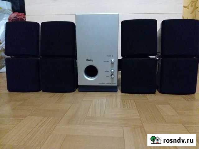 Акустическая система Диалог- Сабвуфер и 4 разносны Вологда - изображение 1