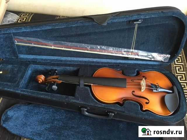 Скрипка mavis 3/4 кейс + смычок+ Волгоград - изображение 1