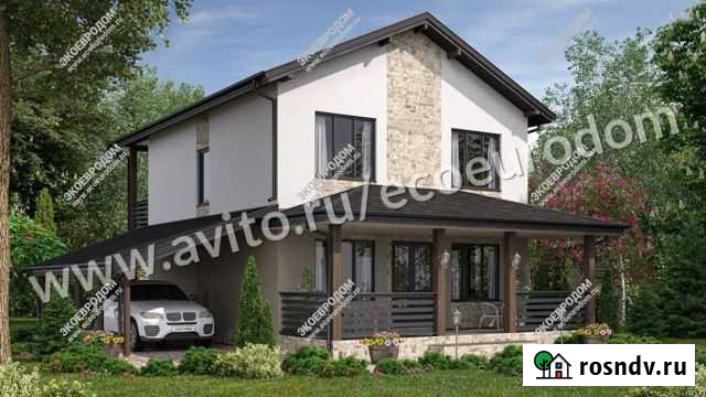 Домокомплект из сип панелей 227,5 кв.м., 2 этажа Почеп - изображение 1