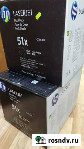 Картридж HP Q7551XD оригинальный Набережные Челны - изображение 1