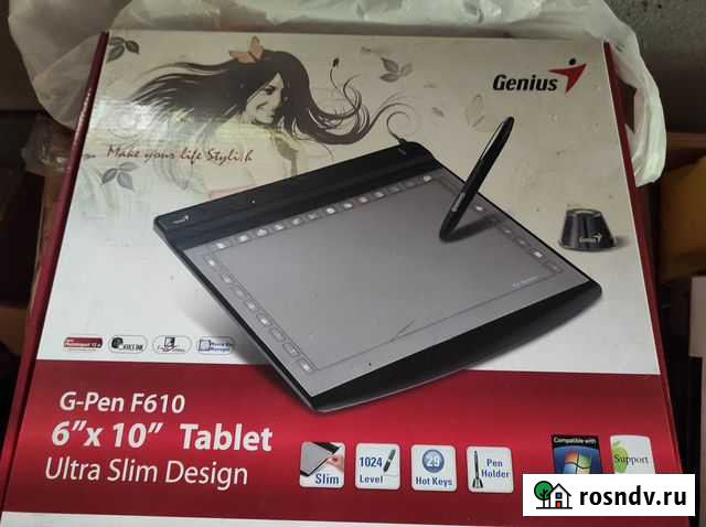 Графический планшет с экраном G-Pen F610 Калининград - изображение 1