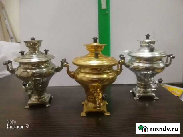 Сувенирный самовар - разборный - металл - СССР сув Сим - изображение 1