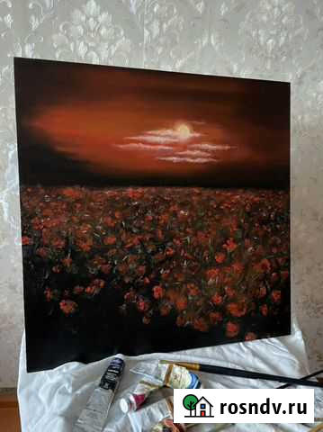 Картина «огненные маки» Саранск - изображение 1