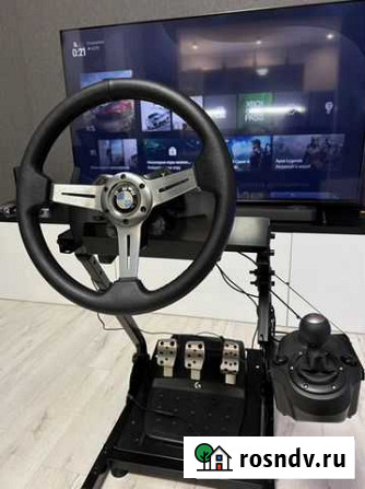Logitech g923 + кпп + руль bmw Махачкала - изображение 1