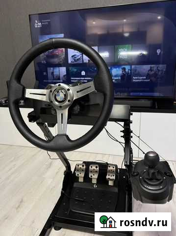 Logitech g923 + кпп + руль bmw Махачкала - изображение 1