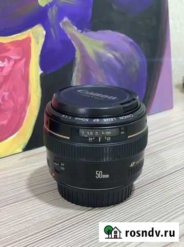 Объектив canon 50mm 1 4 Самара - изображение 1
