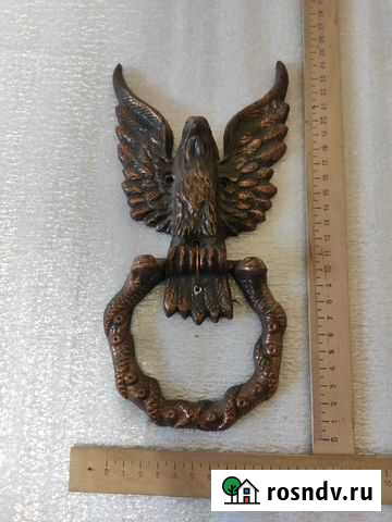 Ручка дверная стучалка «орел и две змеи» Иваново - изображение 1