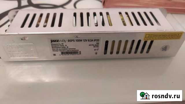 Блок питания светодиодной ленты JazzWay 8.3A/12V Новокуйбышевск - изображение 1
