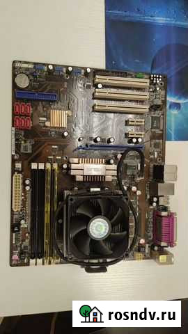 Материнская плата с процессором и памятью 8 gb Чебоксары - изображение 1