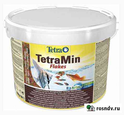 Корм для рыбок аквариумных TetraMin Flakes XL 10 л Рязань