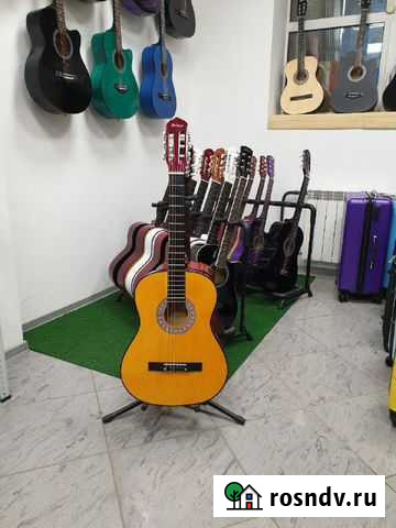 Гитара классическая оранжевая 4/4 новая Томск - изображение 1