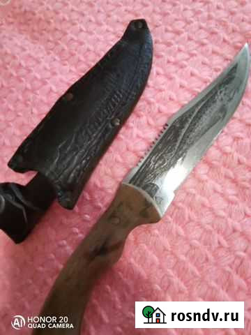Нож охотничий, в ножнах Черкесск - изображение 1