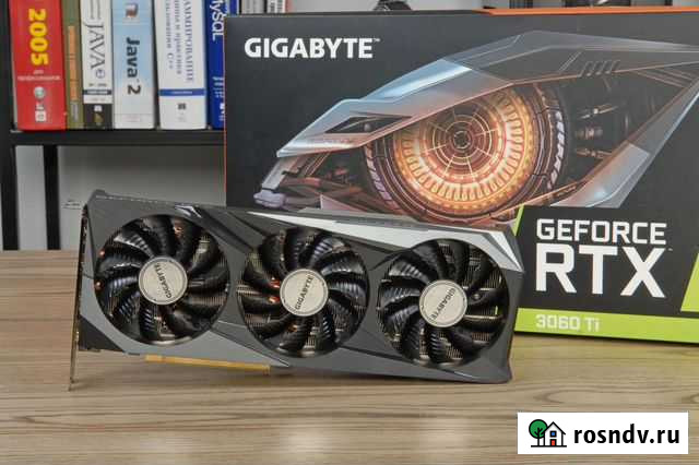 Gigabyte RTX 3060 Ti gaming OC PRO, не LHR. Днс Томск - изображение 1