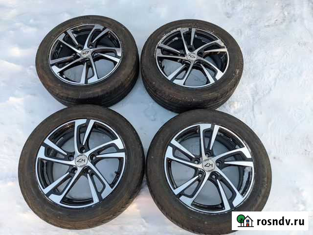 205/55 R16 yokohama Advan Лето Литые R16 pсd:5x114 Калуга - изображение 1