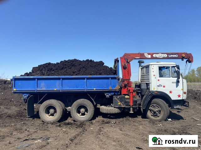 Манипулятор 3т, доставка перегной чернозём Пгс пес Дмитриевка - изображение 1