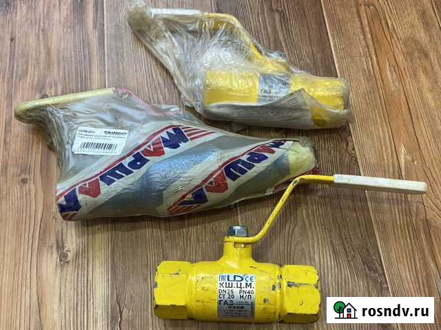 Кран шаровый под приварку dn25 Чита - изображение 1