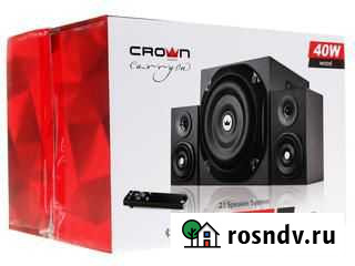 Акустическая система Crown 2.1 40W Курск - изображение 1
