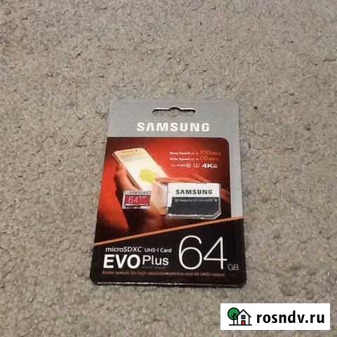 Карта памяти MicroSD 64 GB Москва - изображение 1