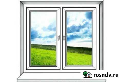 Пластиковое окно Rehau 56х142 Воронеж - изображение 1