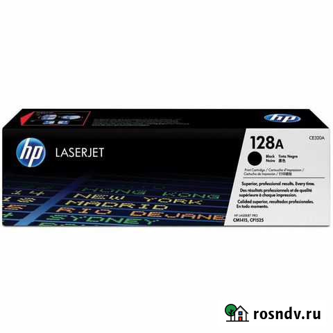Лазерный оригинальный картридж HP 128A (CE320A) Владивосток - изображение 1