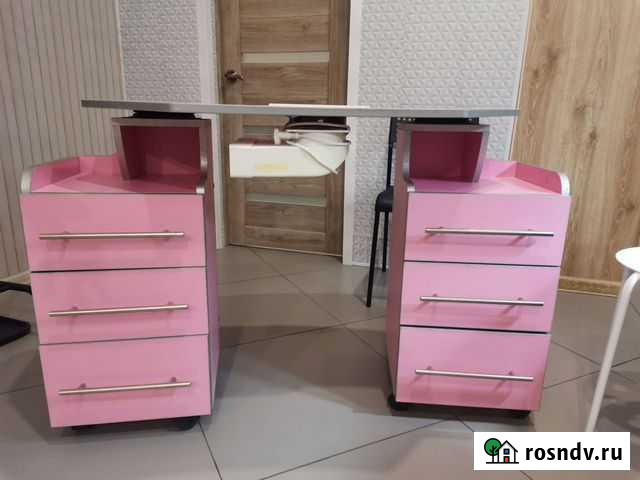 Стол для мастера маникюра с вытяжкой Воскресенск - изображение 1