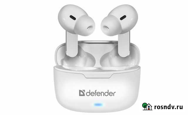 Гарнитура беспроводная Defender Twins 903 белый Новосибирск - изображение 1