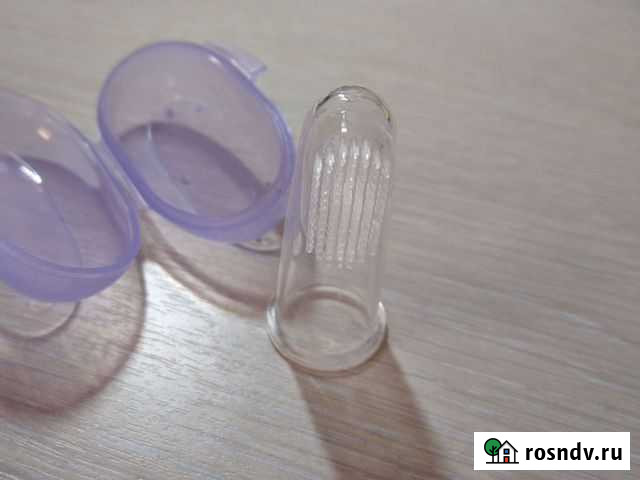 Детская зубная силиконовая щётка напальчник новая Череповец - изображение 1