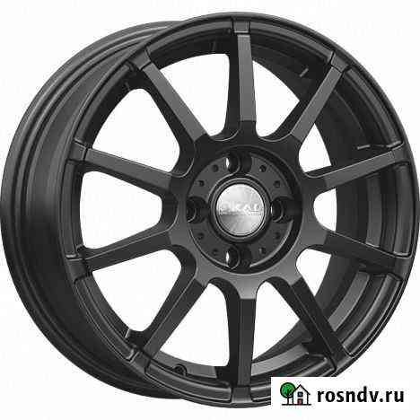 Дл 4*100 15*6 D60.1 ET40 Скад Акита Чёрный бархат Тольятти
