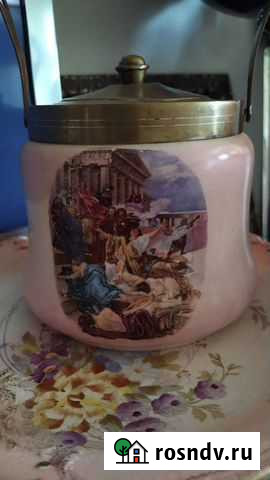 Старинная сахарница фарфор 19век Реутов - изображение 1