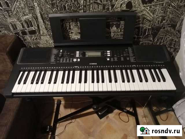 Синтезатор Yamaha PSR-E363 + педаль FC4A + стойка Ульяновск - изображение 1